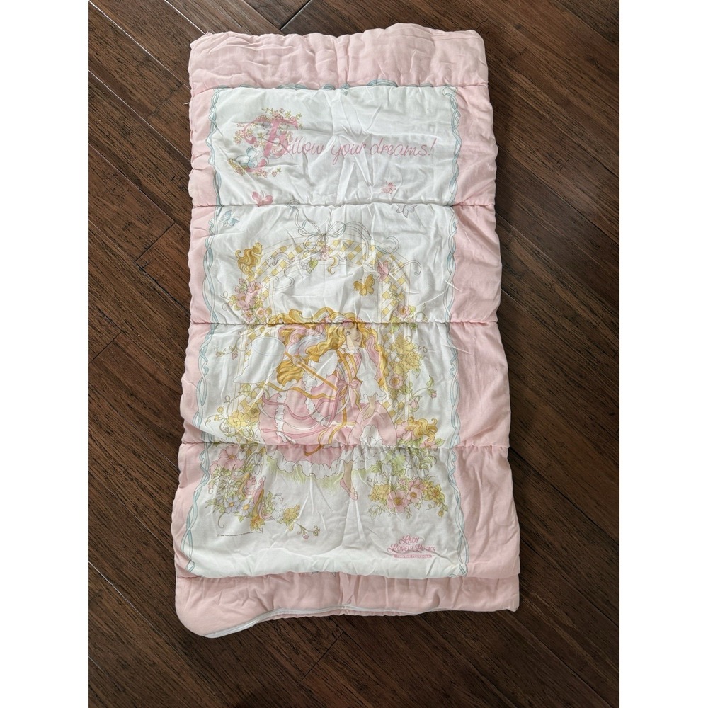 VTG 1986 Lady Lovely Locks And The Pixietails Follow Your Dreams Sleeping Bag